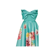 Milla Women's Playful floral midi dress with bow