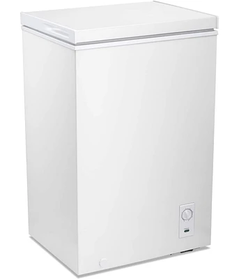 Zafro 2.7 Cu Ft Compact Chest Freezer with Removable Basket, Adjustable Temp from 6.8°F to