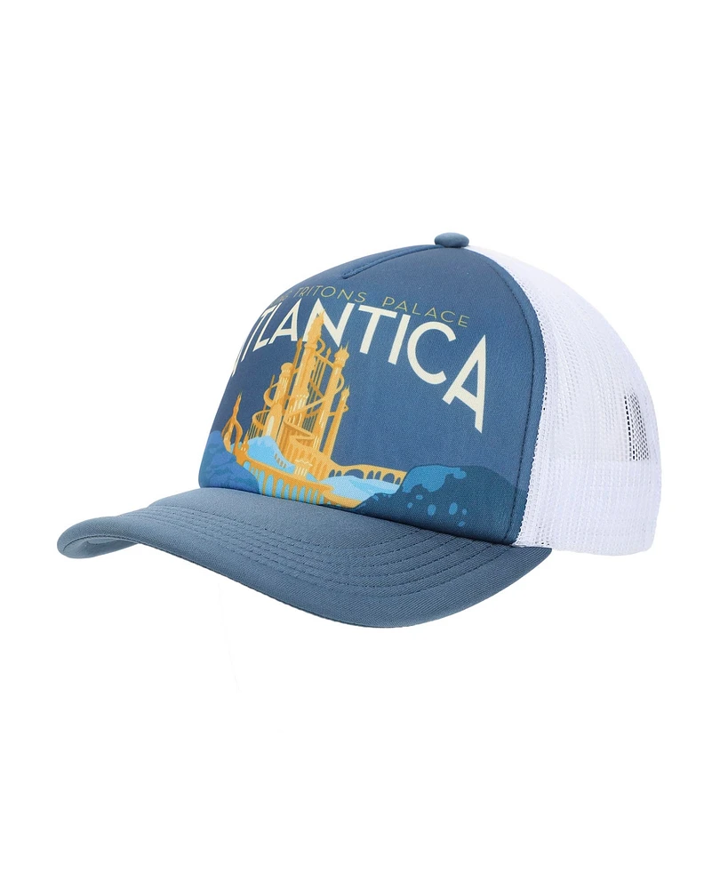 Disney Men's The Little Mermaid Atlantica Blue Foam Trucker Hat