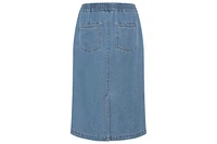 Olsen Women's Soft Denim Pull-On Skirt