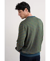 Seasalt Cornwall Men's Bolitho Striped Sweatshirt