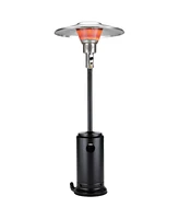 Cylindrical Pole 40000 Btu Propane Patio Heater for Decks and Patios