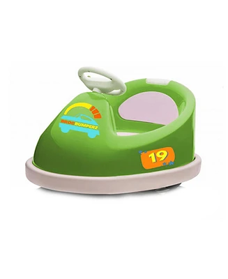 Best Ride On Cars Bumperz 6 Volt Kids Electric Battery Powered Bumper Car, Green