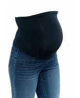 1822 Denim Maternity Better Butter Over the Bump Slim Straight Jean