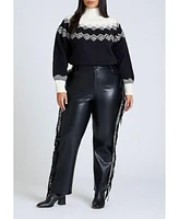 Eloquii Plus Nordic Mockneck Sweater