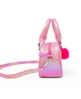 Tiny Treats + Zomi Gems Girls Game Day Glam Clear Crossbody Handbag, Hot Pink