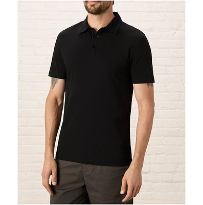 Pact Men's Organic Cotton Luxe Stretch Jersey Slim Polo