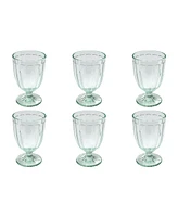 TarHong Simple Scallop Jumbo Glasses, Set of 6