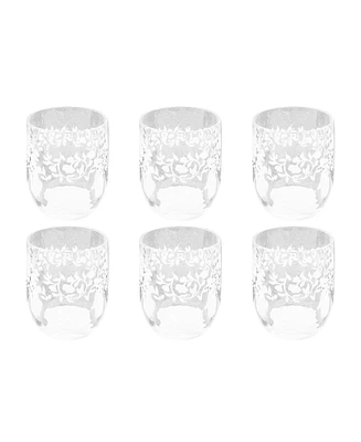 TarHong Stax Optic Twist Jumbo Glasses, Set of 6
