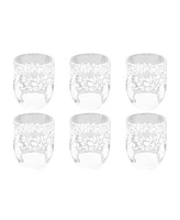TarHong Stax Optic Twist Jumbo Glasses, Set of 6