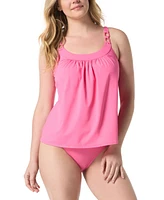 Coco Reef Women's Ultra Fit Embellished-Strap Tankini Top
