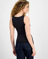 Bar Iii Women's Second Skin Ruched Tank Top