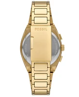 Fossil Men's Everett Chronograph Gold-Tone Stainless Steel Watch, 44mm