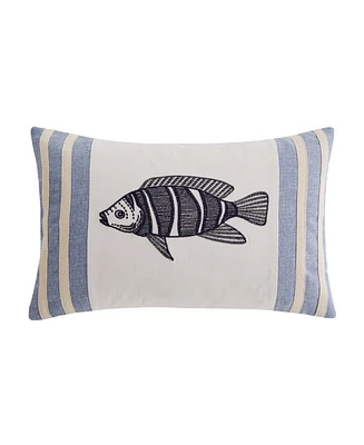 Levtex Cambria Embroidered Decorative Pillow, 14" x 18"