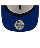 New Era Men's Cream New York Knicks Lunar Golfer Snapback Hat