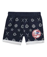 Outerstuff Baby Boys and Girls 2-Piece Navy New York Yankees On Deck Diaper Cover Set