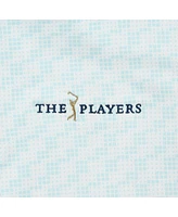 Under Armour Men's Light Blue The Players Drive Clubhouse Grid Polo Shirt