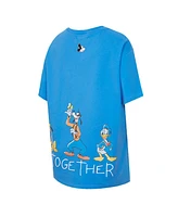 Freeze Max Women's Blue Mickey Friends Always Together Boyfriend T-Shirt