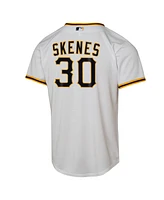 Nike Big Boys and Girls White Paul Skenes Pittsburgh Pirates Home Replica Player Jersey