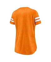 Fanatics Women's Tennessee Orange Volunteers Arched City Tri-Blend Raglan Notch Neck T-Shirt