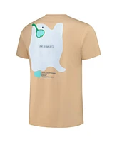 Breezy Golf Men's Gold The Players Just an Easy Par 3 T-Shirt