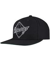 Mitchell & Ness Men's Black Chicago White Sox Double Up Snapback Hat