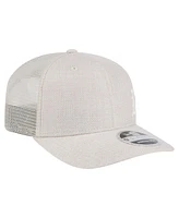 New Era Men's Light Beige Athletics Flawless 9SEVENTY Stretch Snap Hat