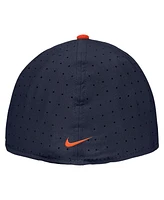 Nike Men's Navy Illinois Fighting Illini On-Field True Performance Baseball Fitted Hat