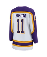 Fanatics Women's Anze Kopitar White Los Angeles Kings Special Edition 2.0 Breakaway Captain's Patch Jersey