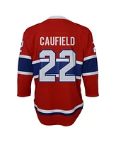 Outerstuff Big Boys and Girls Cole Caufield Red Montreal Canadiens Home Replica Player Jersey