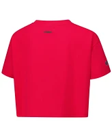 Pro Standard Women's Red Boston Sox Made To Play Boxy Cropped T-Shirt
