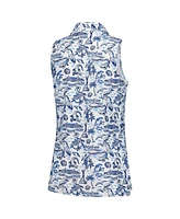 Smith & Quinn Women's White The Players Florida Icon Alice Sleeveless Polo Shirt