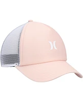 Hurley Women's Pink/White Icon Trucker Snapback Hat