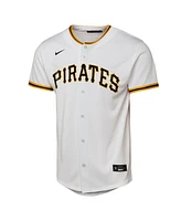 Nike Big Boys and Girls White Paul Skenes Pittsburgh Pirates Home Replica Player Jersey