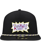New Era Men's Black Rugrats Rope Trucker 9FIFTY Snapback Hat