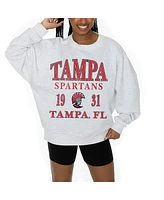 Gameday Couture Women's White Tampa Spartans Premium Fleece Pullover Sweatshirt