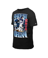 New Era Men's Black Shohei Ohtani Los Angeles Dodgers Mvp T-Shirt