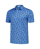 Smith & Quinn Men's Blue 2025 The Players Sawgrass Splash Smitty Polo Shirt