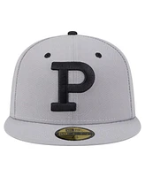 New Era Men's Gray Portland Sea Dogs Authentic Collection 59FIFTY Hat