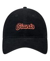 New Era Women's Black San Francisco Giants Corduroy 9TWENTY Adjustable Hat