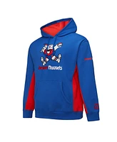 Mitchell & Ness Men's Royal Denver Nuggets Hardwood Classics Team Origins Fleece Pullover Hoodie