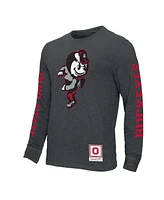 Mitchell & Ness Men's Charcoal Ohio State Buckeyes Team Pride Long Sleeve T-Shirt