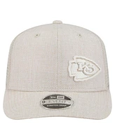 New Era Men's Natural Kansas City Chiefs Flawless 9SEVENTY Stretch-Snap Hat