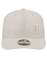 New Era Men's Natural Houston Texans Flawless 9SEVENTY Stretch-Snap Hat