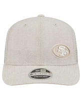 New Era Men's Natural San Francisco 49ers Flawless 9SEVENTY Stretch-Snap Hat