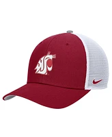 Nike Men's Crimson Washington State Cougars Rise Adjustable Trucker Hat