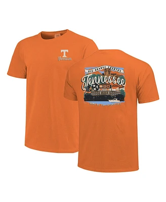 Image One Women's Tennessee Orange Volunteers Comfort Colors Campus Scene Drawing Script T-Shirt