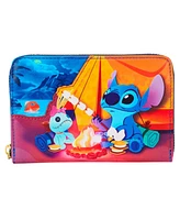 Loungefly Stitch Camping Cuties Zip-Around Wallet