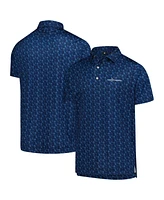 FootJoy Men's Navy The Players ProDry All Over Print Polo Shirt