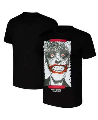 Freeze Max Men's Black Batman Comics Crazy Joker Comic T-Shirt